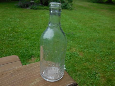 Vintage Solution Citrate Magnesia 1930s Clear Glass 